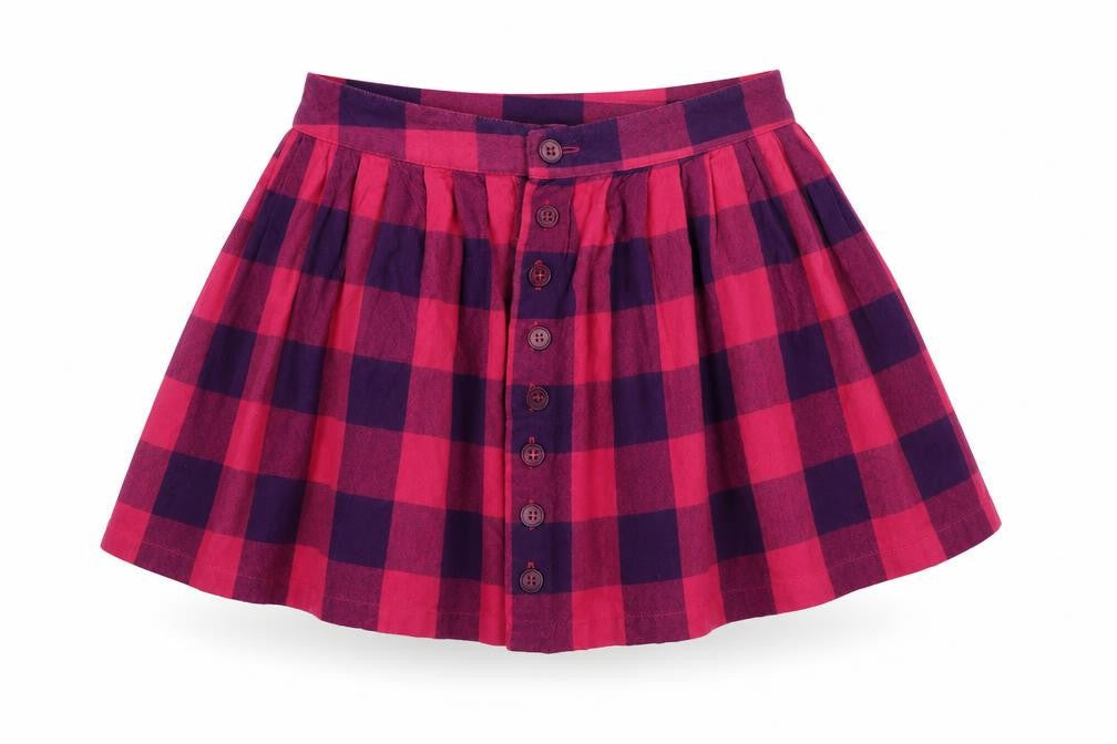 Topshop Women's Multicoloured Mini Check Skirt Size 10