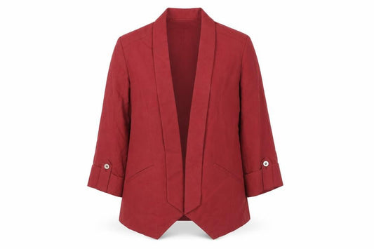 Marks & Spencer Red Women's Blazer Size 10