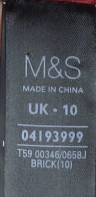 Marks and Spencer Red Women's Blazer Size 10