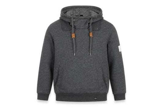 Bu Zhiliang Pin Men's Grey Hoodie, Size M, Pullover, Logo