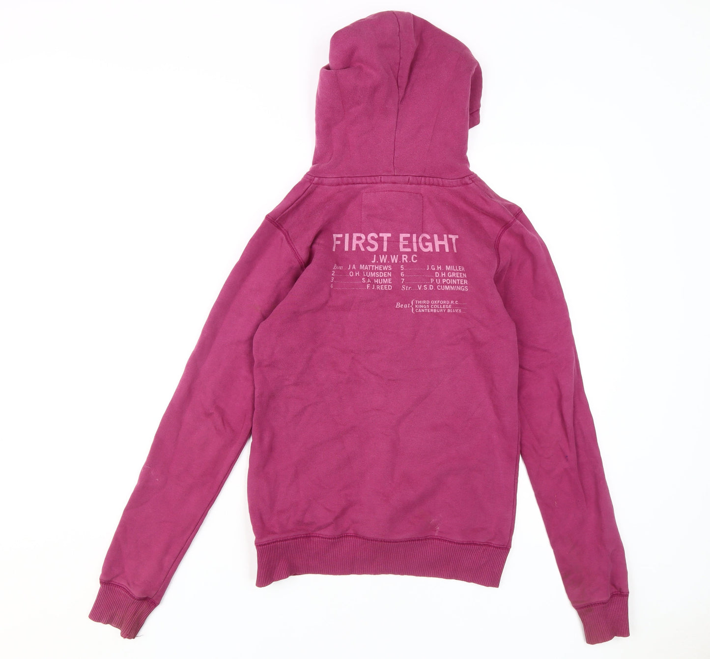 Jack Wills Women's Pink Pullover Hoodie Size 8