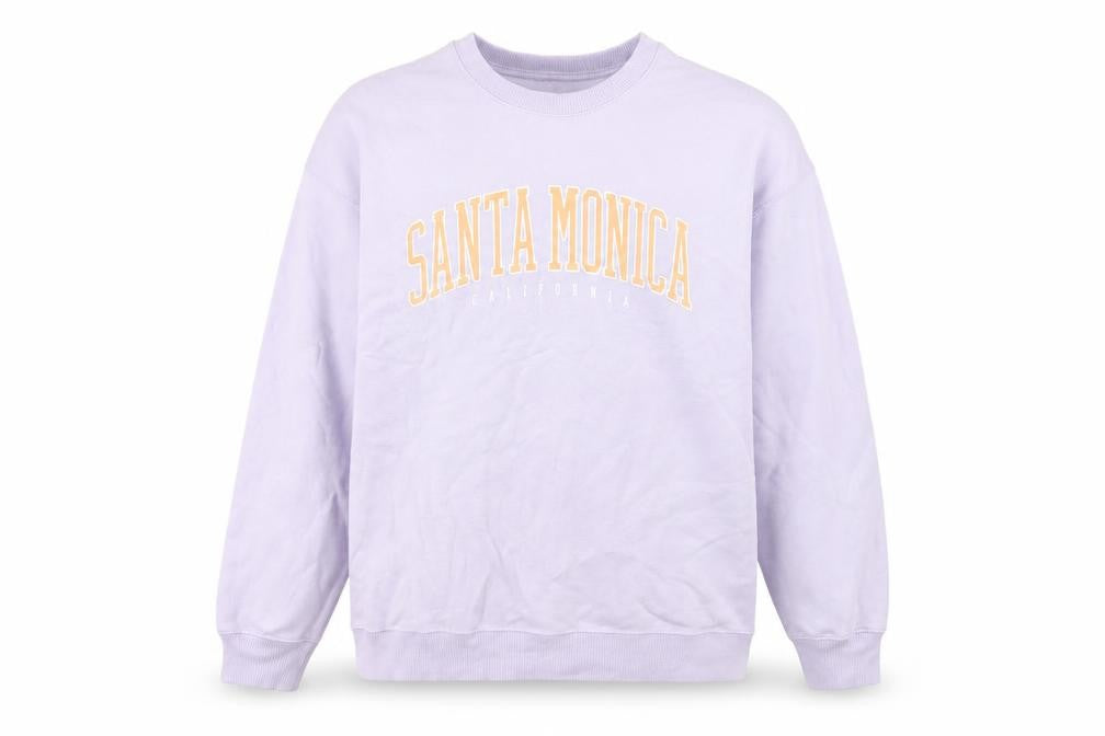 Hollister Men’s Purple Graphic Pullover Sweatshirt S