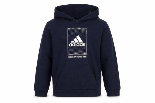 Adidas Boys Blue Pullover Hoodie 11-12 Years with Logo
