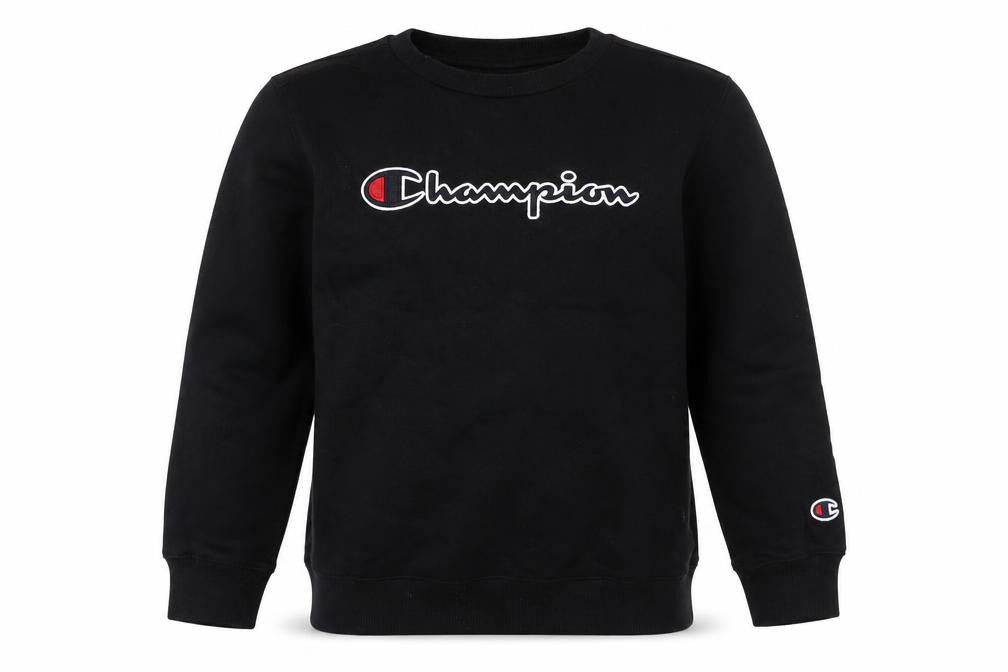 Champion Boys Black Logo Sweatshirt 9-10 Years