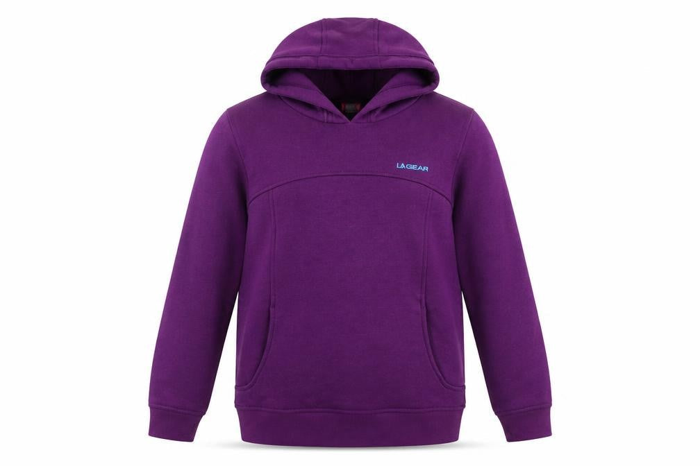 LA Gear Teens Purple Hoodie Pullover Size 10 Casual
