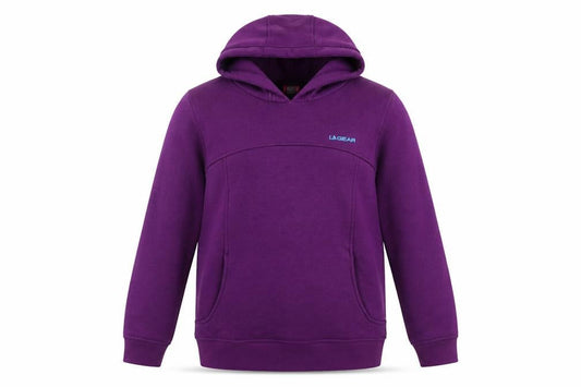 LA Gear Teens Purple Hoodie Pullover Size 10 Casual