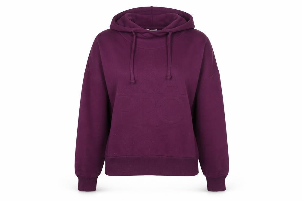 USA Pro Women's Purple Pullover Hoodie, S