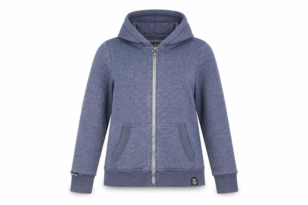 Superdry Women's Blue Full Zip Hoodie, Size M