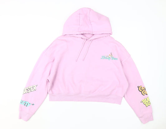 Looney Tunes Women’s Pink Hoodie - Medium - Fun Print
