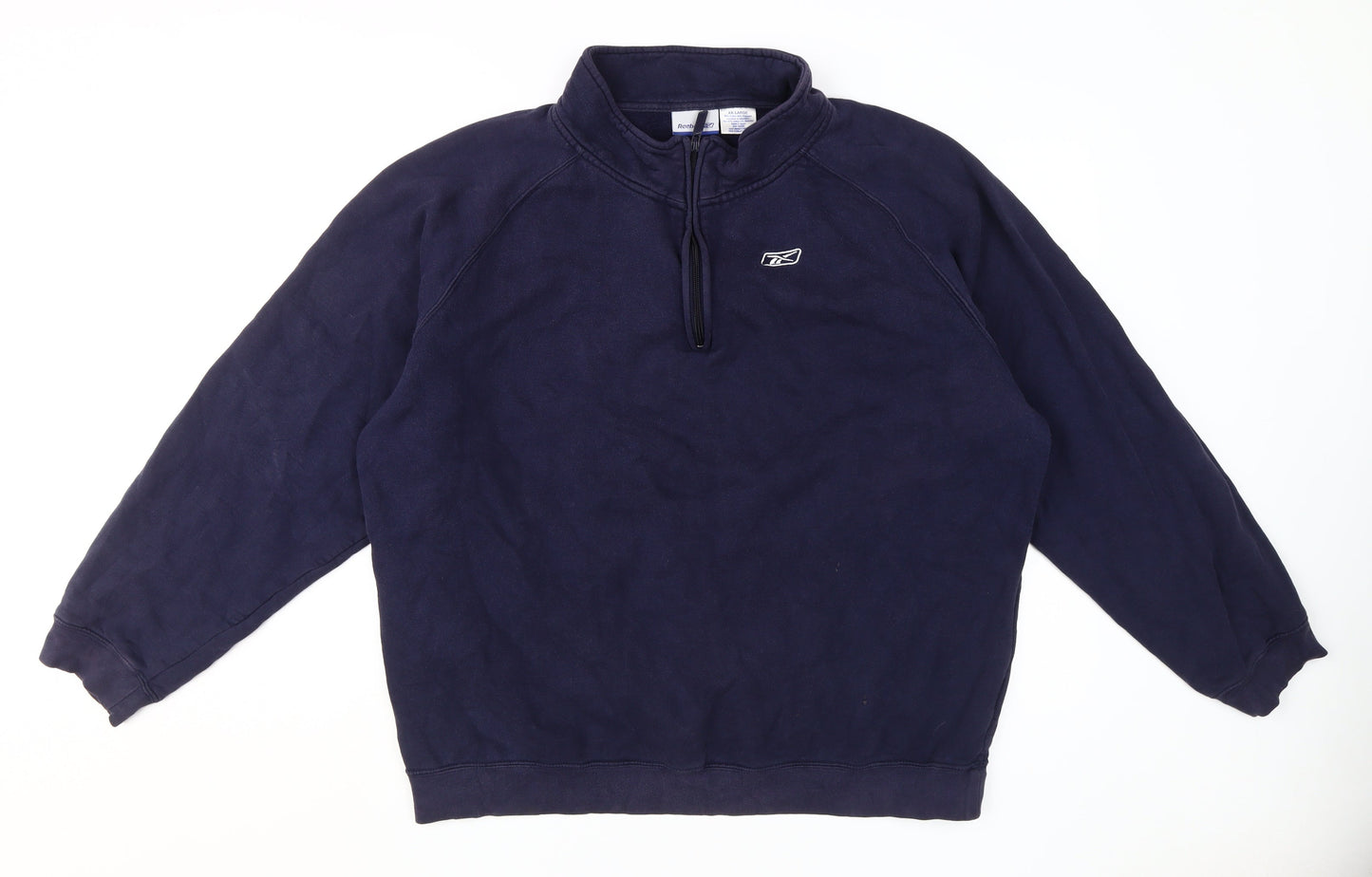Reebok Men's Blue 1/4 Zip Sweatshirt XL