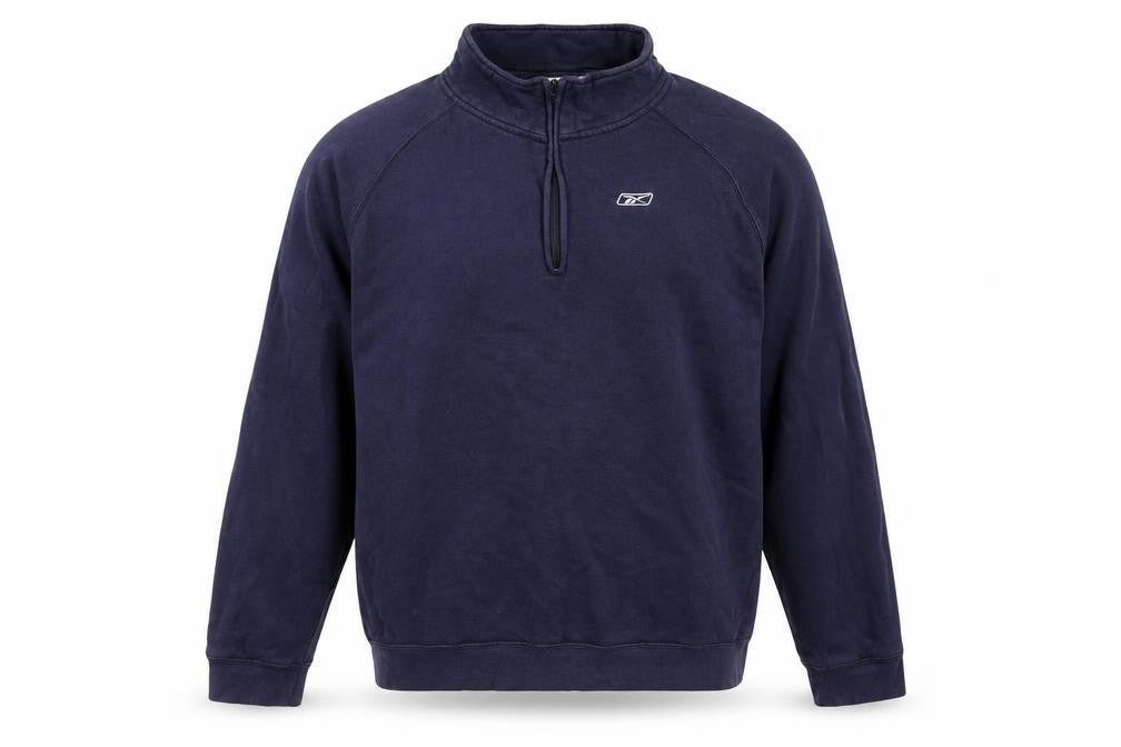 Reebok Men's Blue 1/4 Zip Sweatshirt XL