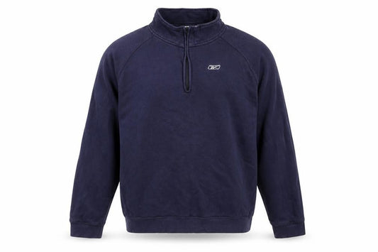 Reebok Men's Blue 1/4 Zip Sweatshirt XL