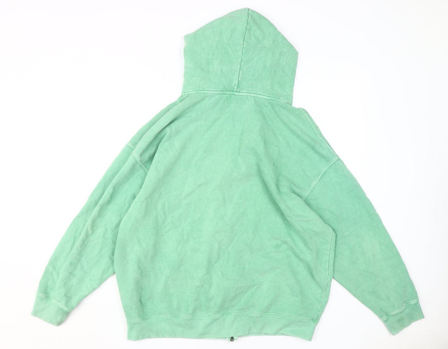 Pull & Bear Teens Green Full Zip Hoodie S