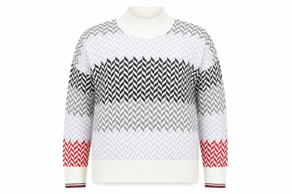 Tommy Hilfiger Women's XL Multicoloured Geometric Pullover