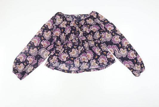 Next Women Multicoloured Floral Long Sleeve Top