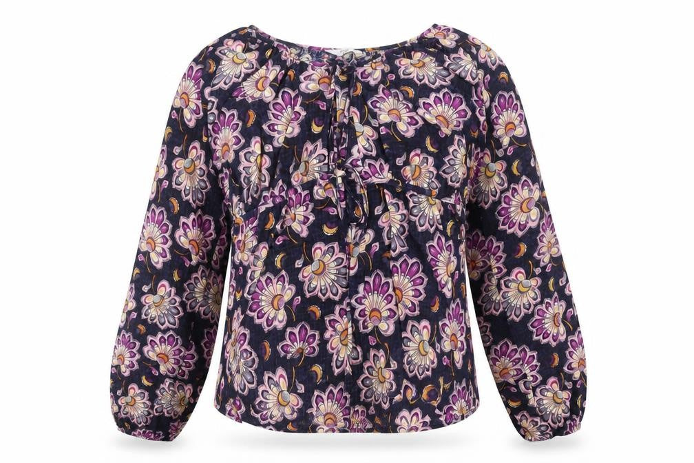 Next Women Multicoloured Floral Long Sleeve Top