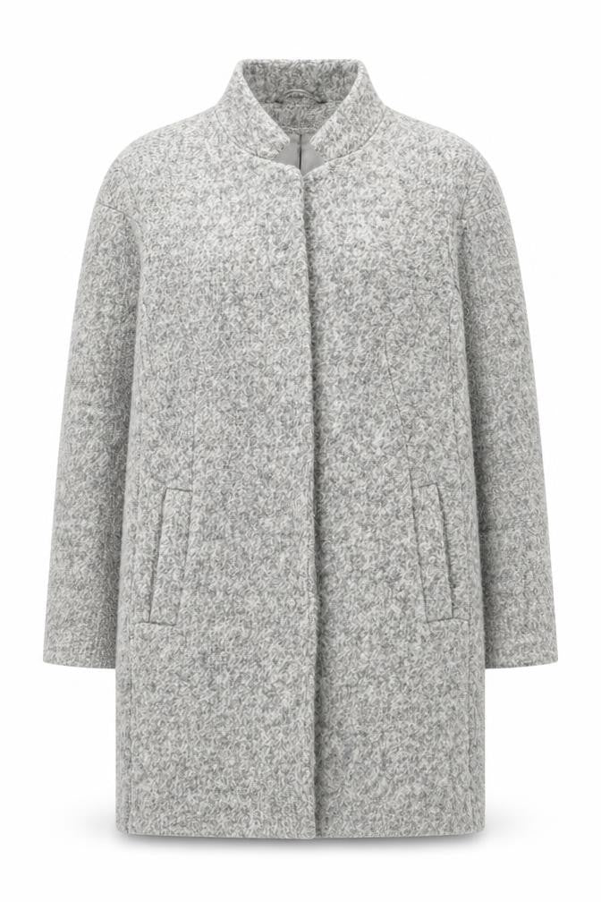 Marks & Spencer Women's Grey Wool Blend Mid-Length Coat