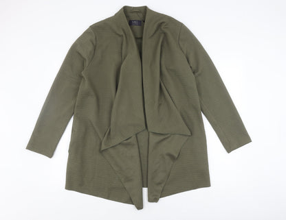 Marks & Spencer Women's Green Open Coatigan Size 14