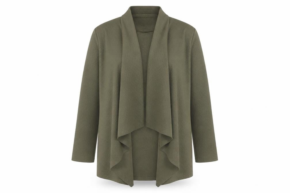 Marks and Spencer Women's Green Open Coatigan Size 14