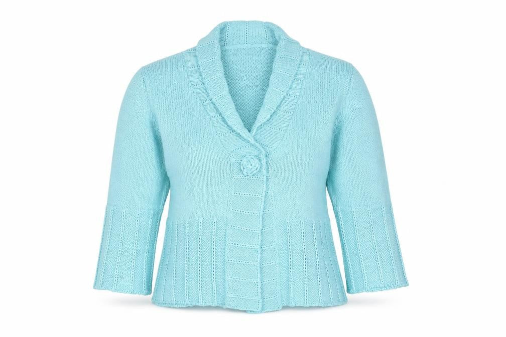 Marks & Spencer Women's Blue Cardigan Size L