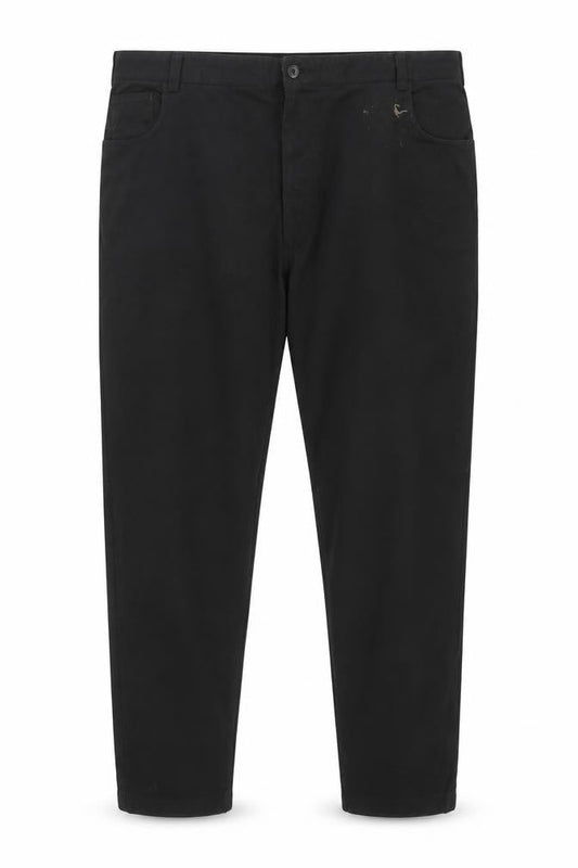 Cab Co. Men's Black Regular Fit Trousers