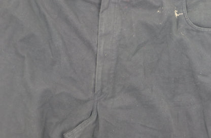Cab Co. Men's Black Regular Fit Trousers