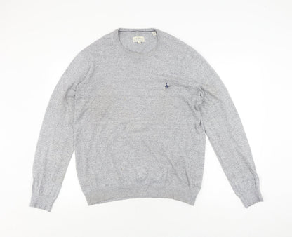 Jack Womens Wills Grey Knit Pullover Sweatshirt M