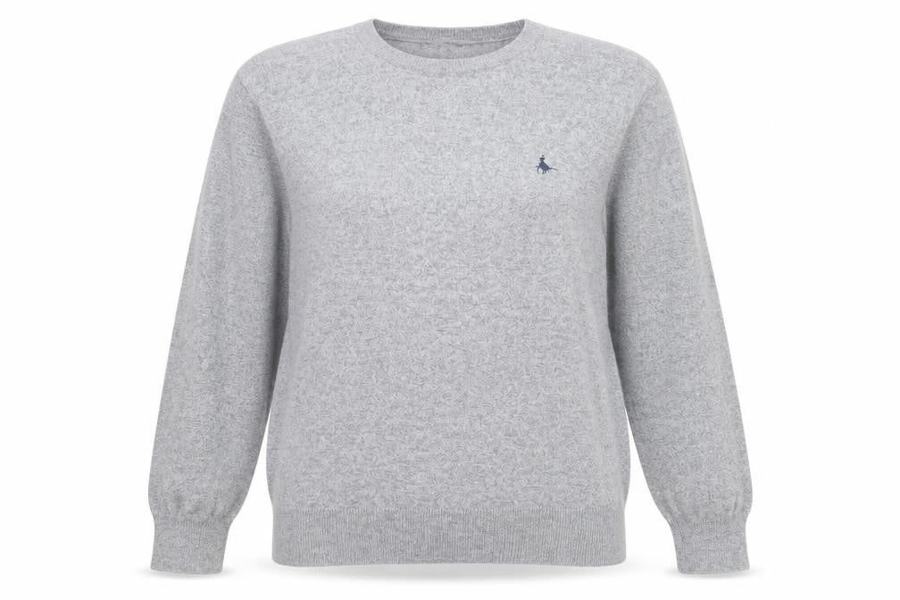 Jack Wills Grey Knit Pullover Sweatshirt M Unisex