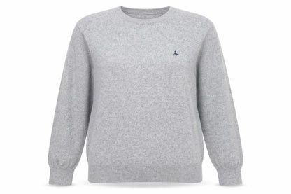 Jack Womens Wills Grey Knit Pullover Sweatshirt M