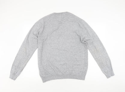 Jack Womens Wills Grey Knit Pullover Sweatshirt M