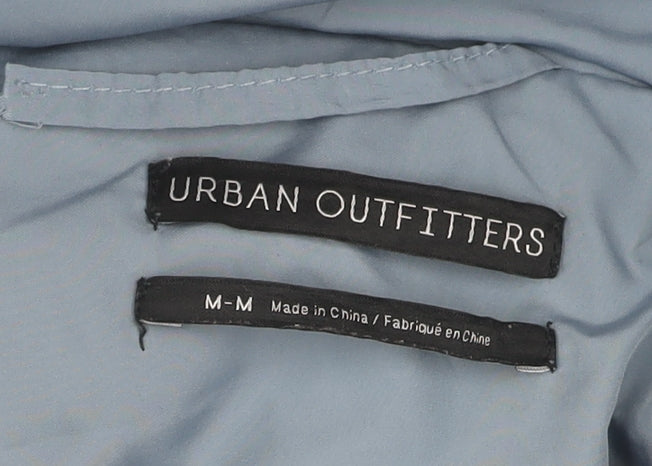 Urban Outfitters Women's Blue Puffer Jacket M