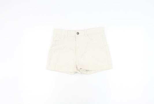 H&M Girls' Beige Shorts, Size 12-13, Casual Summer Wear
