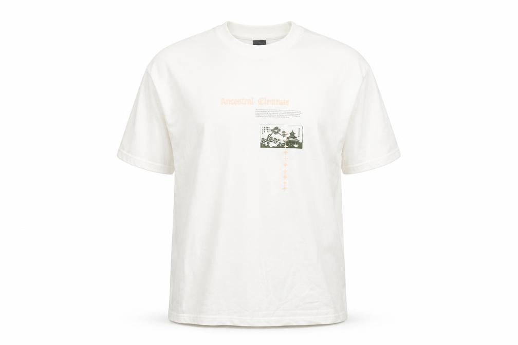 River Island Men's XL White Graphic Art T-Shirt