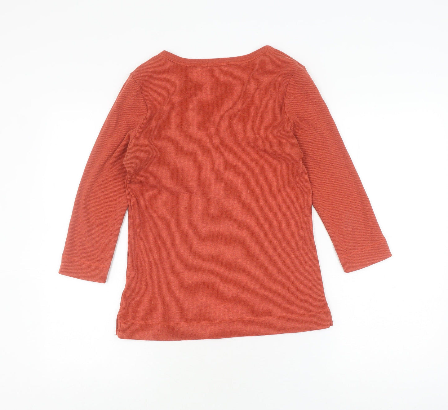 Dash Women's Red 3/4 Sleeve V-Neck T-Shirt Size 10