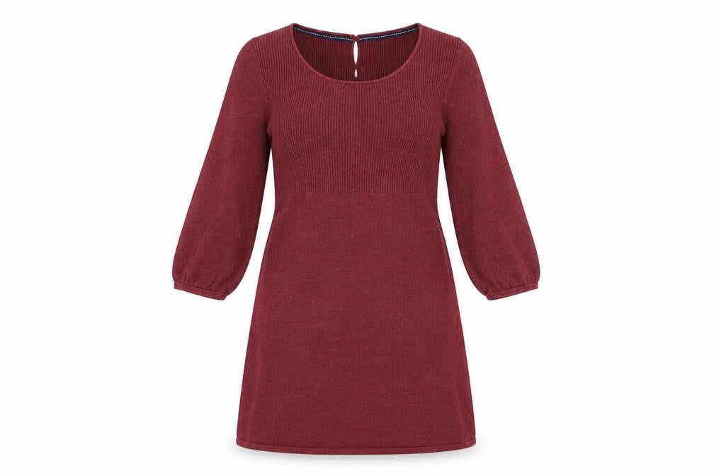 Fat Face Women's Red Shift Dress Size 10 Cotton