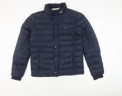 Jack Womens Wills Blue Puffer Jacket M, Winter Ready