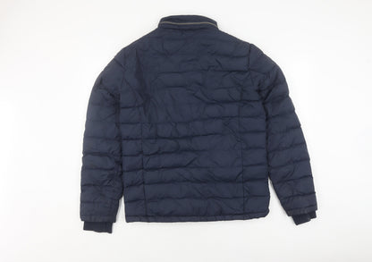 Jack Womens Wills Blue Puffer Jacket M, Winter Ready