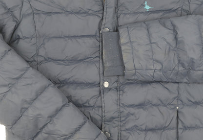 Jack Womens Wills Blue Puffer Jacket M, Winter Ready