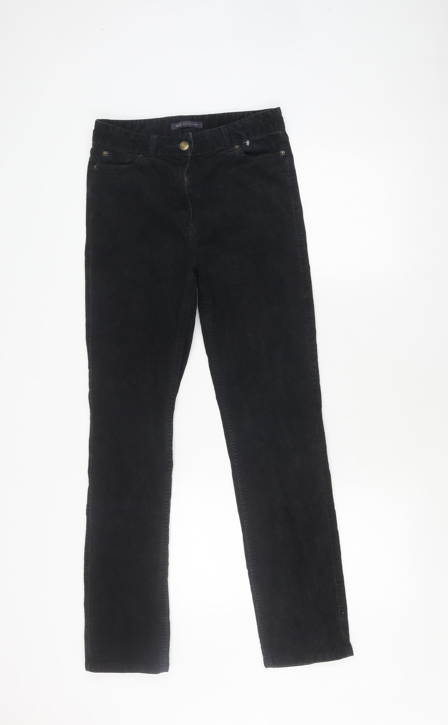 Marks & Spencer Women's Black Trousers - Size 8, Casual Wear