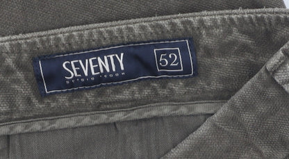 SEVENTY Men's Grey Chino Trousers Size 52