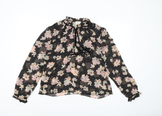 Pins and Needles Women's Floral Blouse, Multicoloured, M