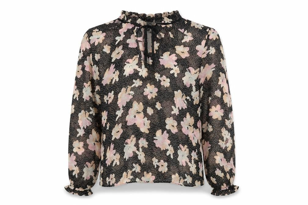 Pins and Needles Women's Floral Blouse, Multicoloured, M