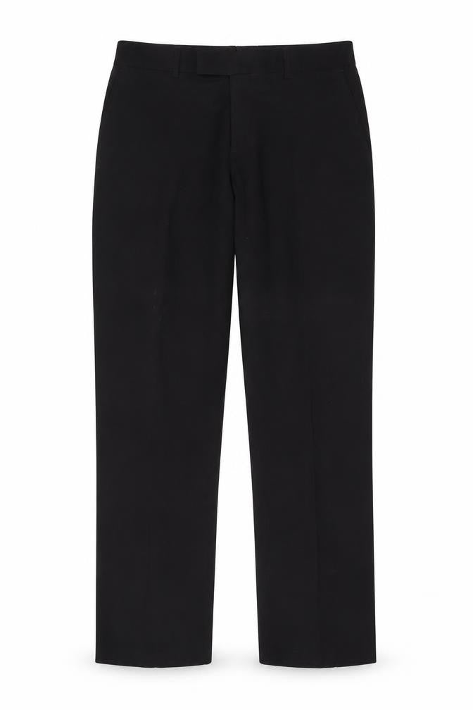 Greenwoods Men’s Black Trousers, S, Regular Fit