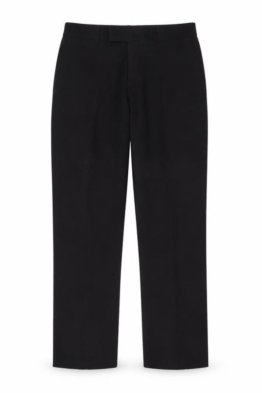 Greenwoods Men’s Black Trousers, S, Regular Fit