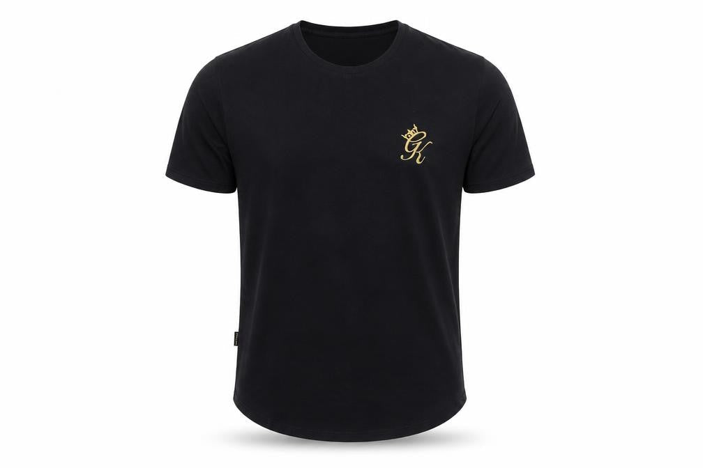 GK Men's Black XL Short Sleeve Crew Neck T-Shirt