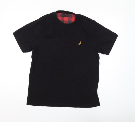 Brave Soul Men's Black Short Sleeve T-Shirt, M