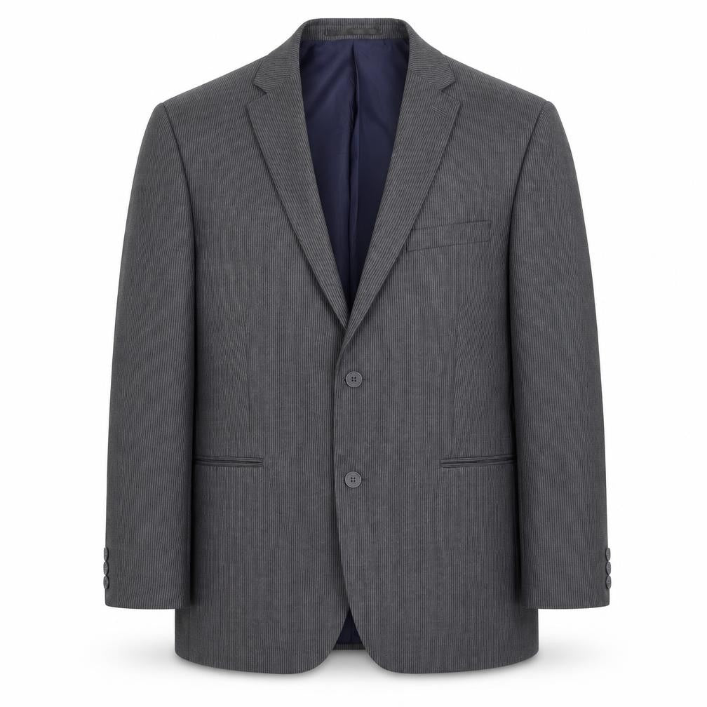 Thomas Nash Men's Grey Striped Blazer Jacket 42S