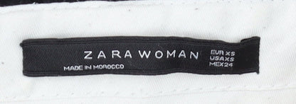 Zara Women's Black Corduroy Trousers XS