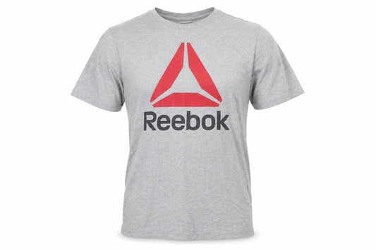 Reebok Men's Grey Graphic Print T-Shirt M