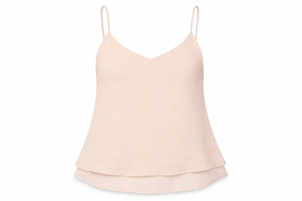 Pimkie Women's Beige Camisole V-Neck Size M